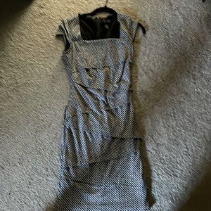 Black and white dress